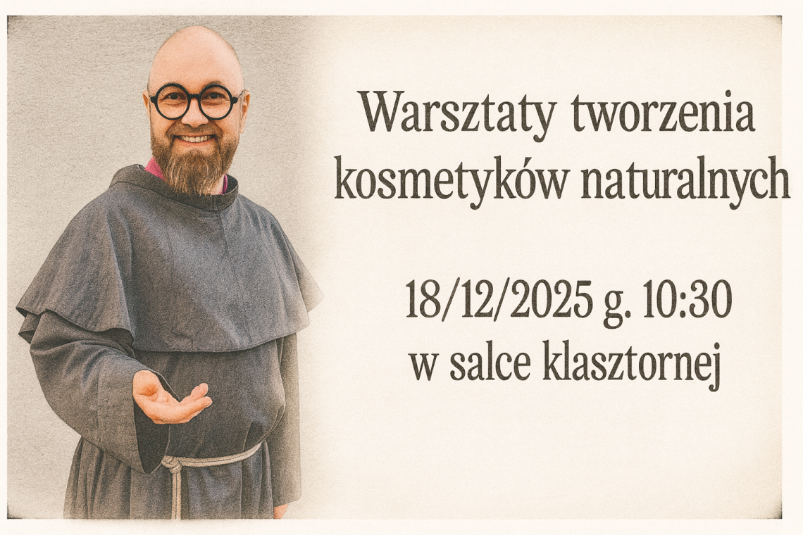 Spotkanie z o. Tomaszem Tęgowskim grafika