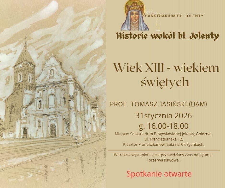 Spotkanie z prof. Tomaszem Jasińskim grafika