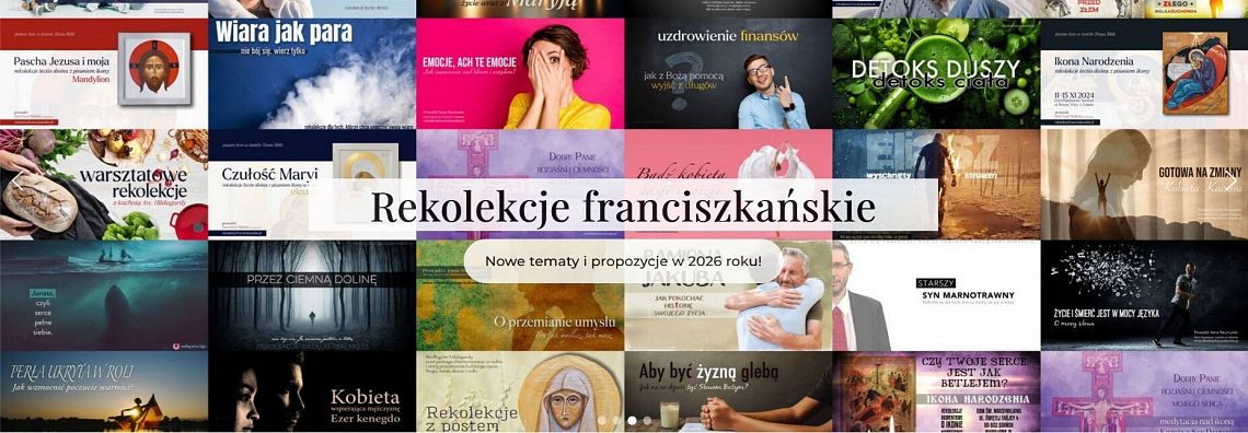 Rekolekcje Franciszkańskie 2026 grafika