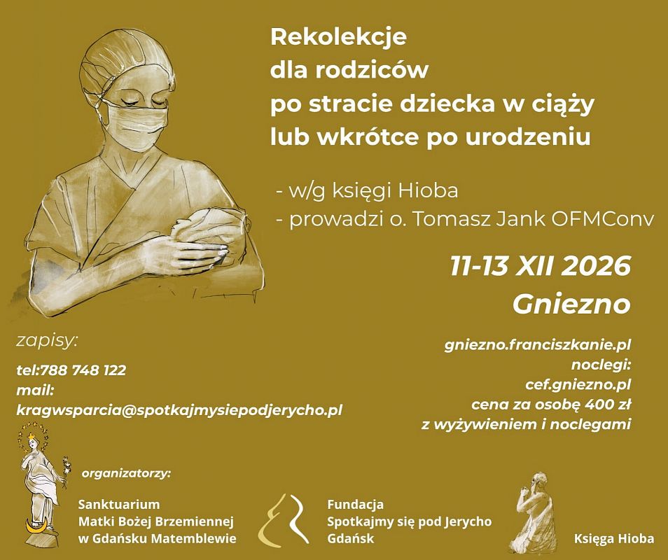 Rekolekcje dla rodziców po stracie dziecka grafika