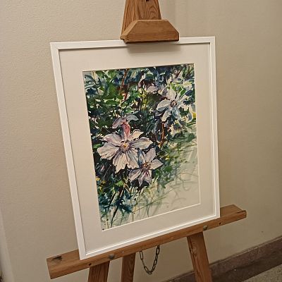 Kwiaty Monte Subasio grafika