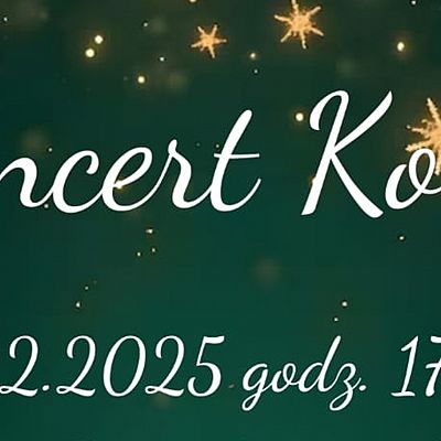 Koncert kolęd grafika
