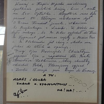 Jubileusz o. Zygmunta Kraczyńskiego grafika