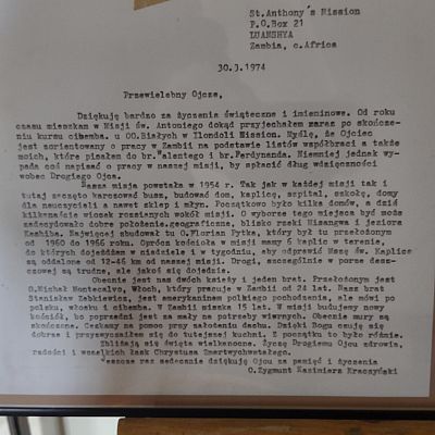 Jubileusz o. Zygmunta Kraczyńskiego grafika