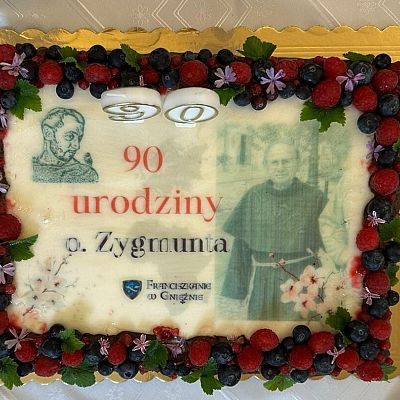 Jubileusz o. Zygmunta Kraczyńskiego grafika